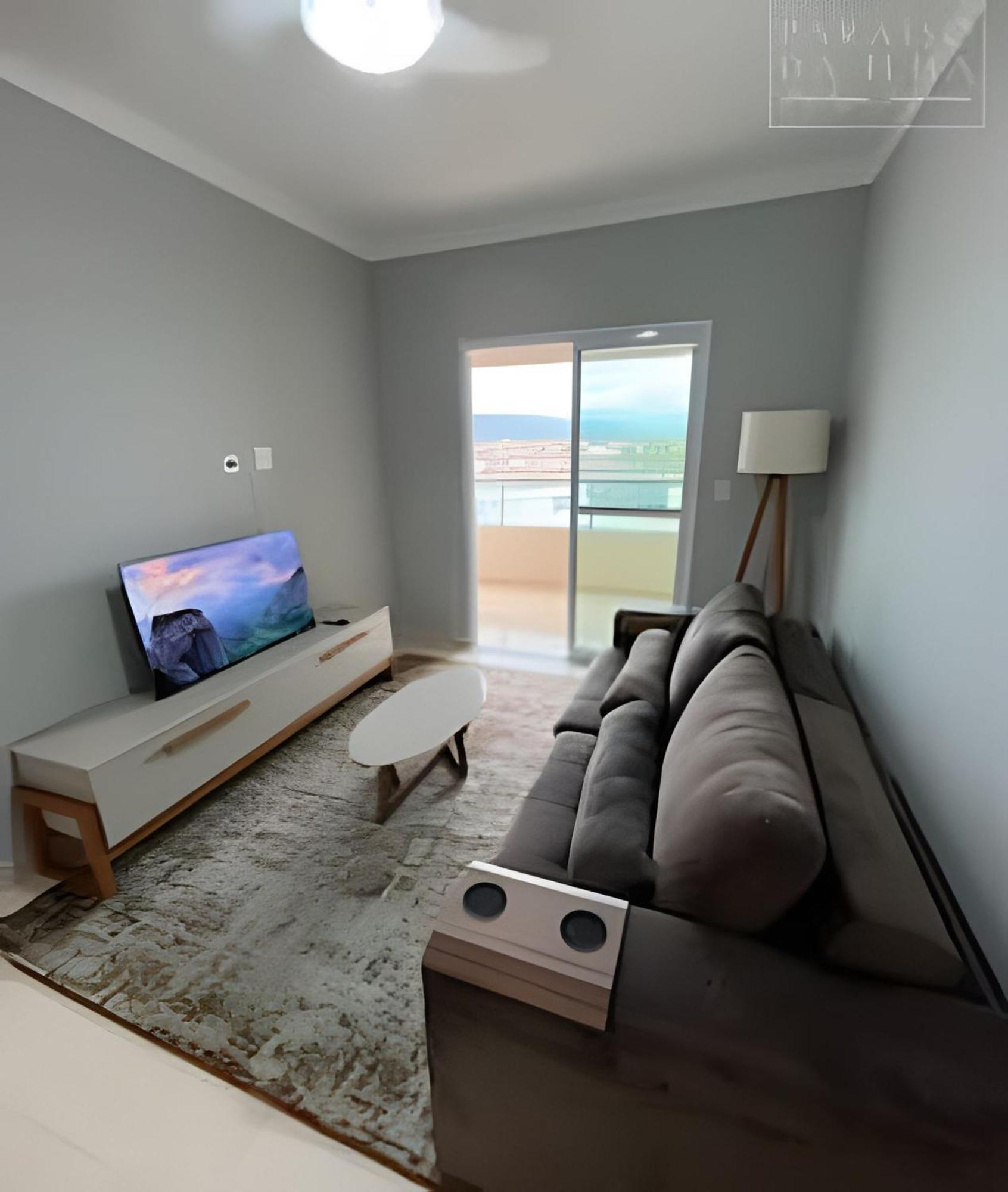 Apartamento Varanda E Churrasqueira Pe Na Areia Pg Praia Grande  Exterior foto